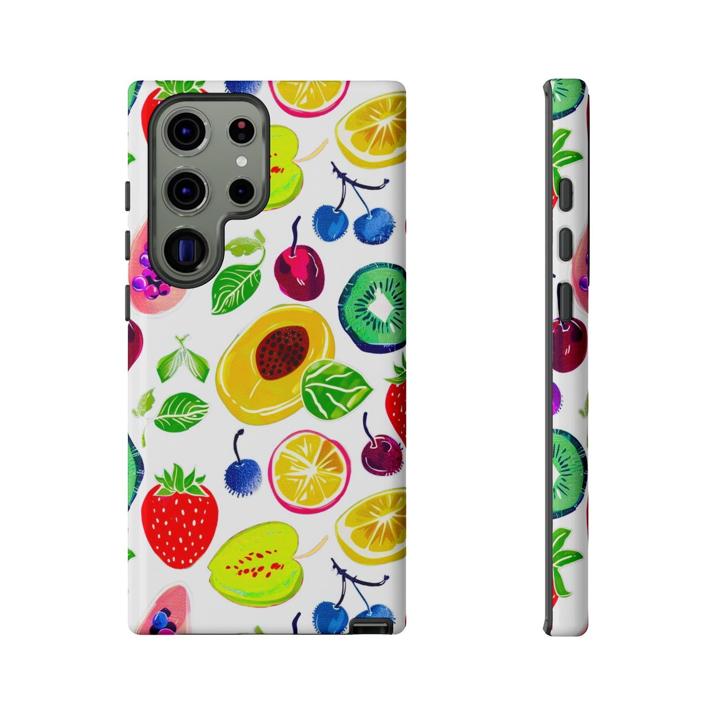 Impact Resistant, Summer Fruit, Cute Phone Cases for Samsung S24, S23, S22, S21, IPhone 15 pro, Iphone 14 pro, Iphone 13 IPhone 12 Iphone 11