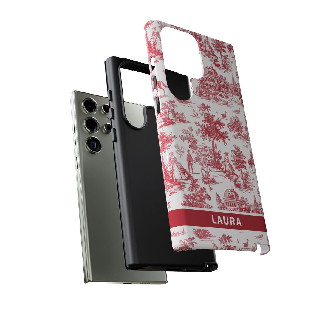 Premium Tough Personalized Initial Custom Gift Cute Phone Cases for Samsung Galaxy S24, S23, S22, S21 Plus, Ultra, Iphone 16, 15, 14 Pro Max - Studio40ParkLane