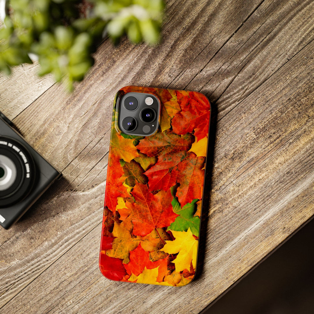 Slim Fall Leaves Slim Cute Phone Cases for Iphone | iPhone 15 Case | iPhone 15 Pro Max Case, Iphone 14, Iphone 14 Pro Max, Iphone 13 - Studio40ParkLane