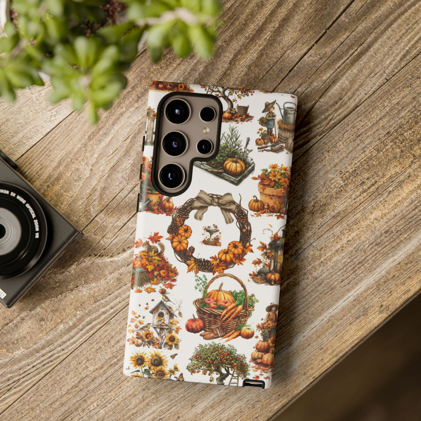 Impact Resistant, Fall Leaves Collage, Cute Phone Cases for Samsung S24, S23, S22, S21, IPhone 15 pro Iphone 14 pro Iphone 13 IPhone 12 Iphone 11