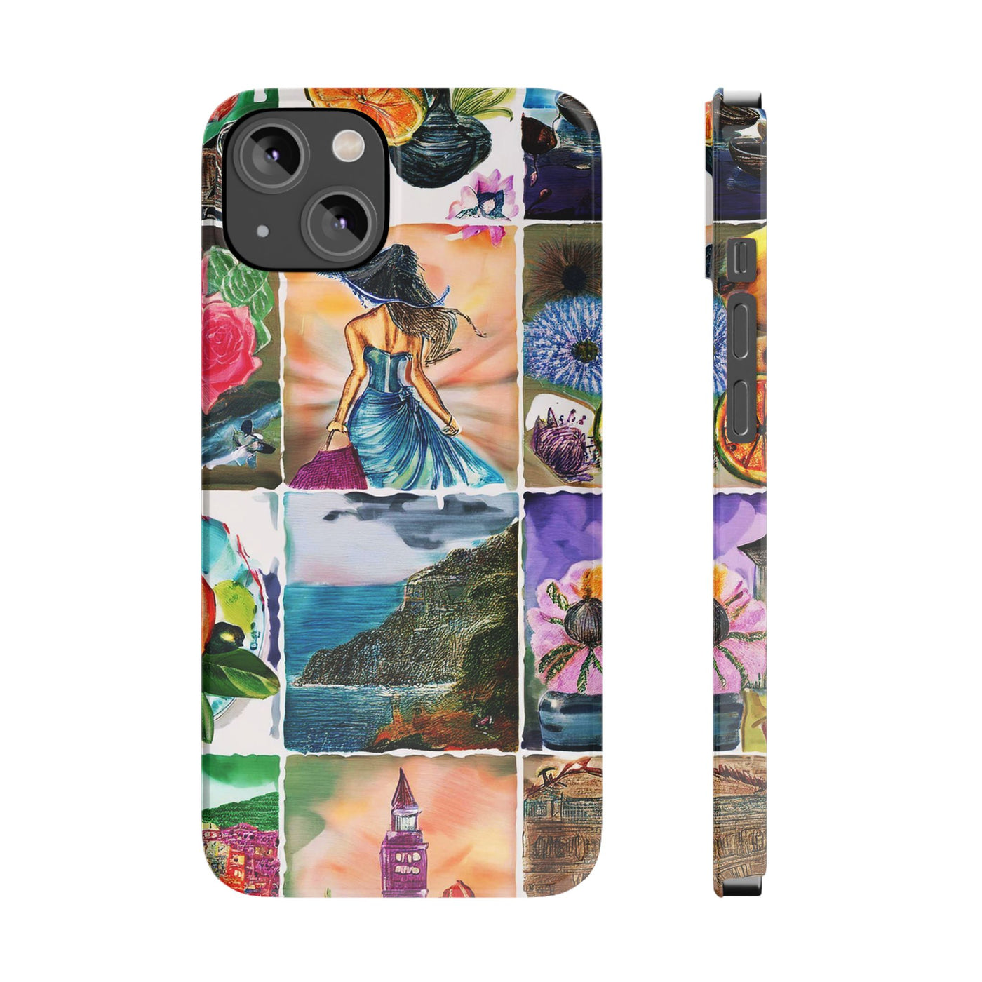 Travel Coquette Collage Slim Cute Phone Cases for Iphone  | iPhone 15 Case | iPhone 15 Pro Max Case, Iphone 14, Iphone 14 Pro Max, Iphone 13