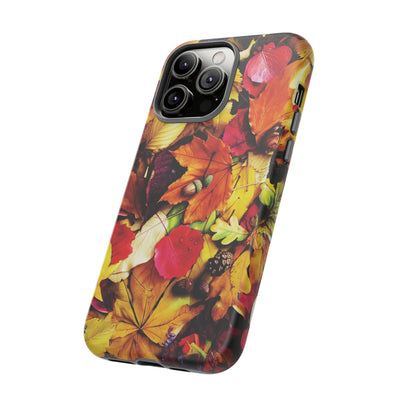Aesthetic Tough Fall Leaves Foliage Premium Phone Case - For iPhone 17 Pro Max iPhone 16 Pro iPhone 15 Iphone 14 Plus 13 Pro 12 11 10 XR - Studio40ParkLane