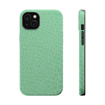 Non Leather Mint Color Pattern Magsafe Cute Phone Case for Iphone Gift for Her, | iPhone 15 Case | iPhone 15 Pro Max Case, Iphone 14, Iphone 14 Pro Max, Iphone 13, Iphone 16 - Studio40ParkLane