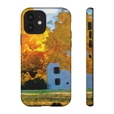 Impact Resistant, Fall Leaves Watercolor, Cute Phone Cases for Samsung S24, S23, S22, S21, IPhone 15 pro Iphone 14 pro Iphone 13 IPhone 12 Iphone 11