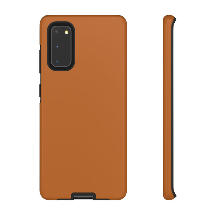 Premium Tough Rusty Brown Orange Gift for Her Cute Phone Cases for Samsung S25 S24, S23, S22, S21, Iphone, 16, 15, 14, 13 Pro Max Ultra - Studio40ParkLane