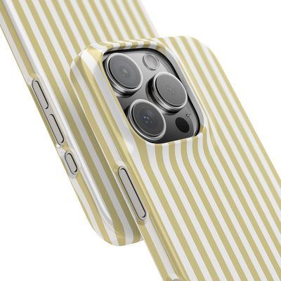 Slim Soft Yellow Striped Cute Phone Case for Iphone 16 - | iPhone 15 Pro Max Case | iPhone 14 Case Iphone 13 12 11 10 9 8 7 XS Gift for Her - Studio40ParkLane