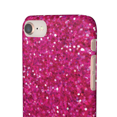 Snap Non-Glitter Muted Pink Play on "Faux" Glitter Effect Cute Phone Cases for Samsung and Iphone, 16, 15, 14, S24, S23, S22, S21, S20, Plus and Ultra