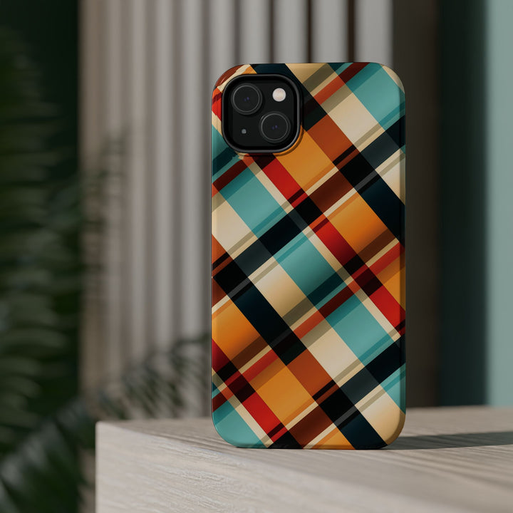 Checkered Plaid Magsafe Gift for Her Cute Phone Case for Iphone, | iPhone 16 | iPhone 15 Pro Max, Iphone 14 Pro Max, 13 12 11 10 9 8 7 - Studio40ParkLane