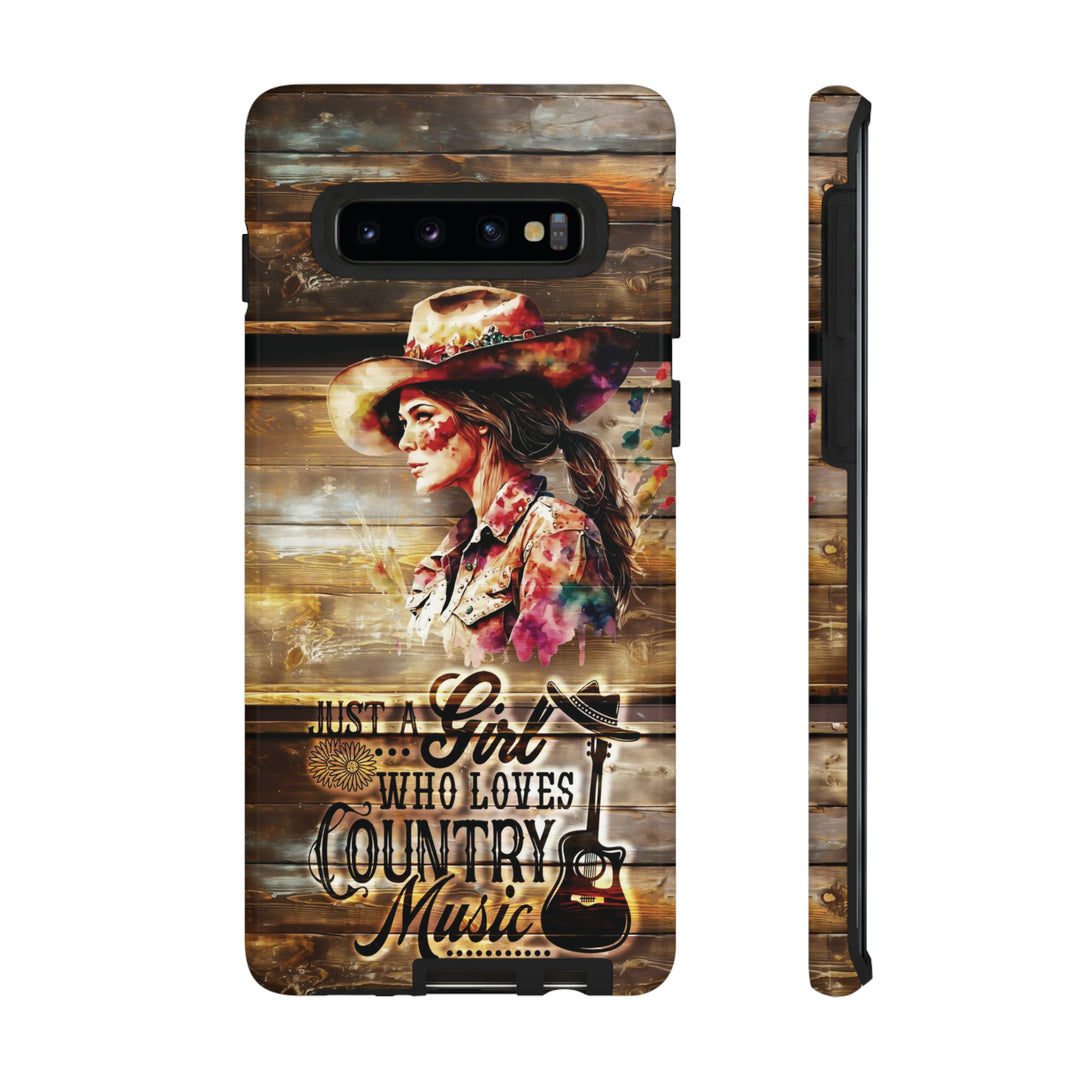 Cute Samsung Phone Case | Aesthetic Samsung Phone Case | Galaxy S23, S22, S21, S20 | Country Music Girl, Protective Phone Case - Studio40ParkLane