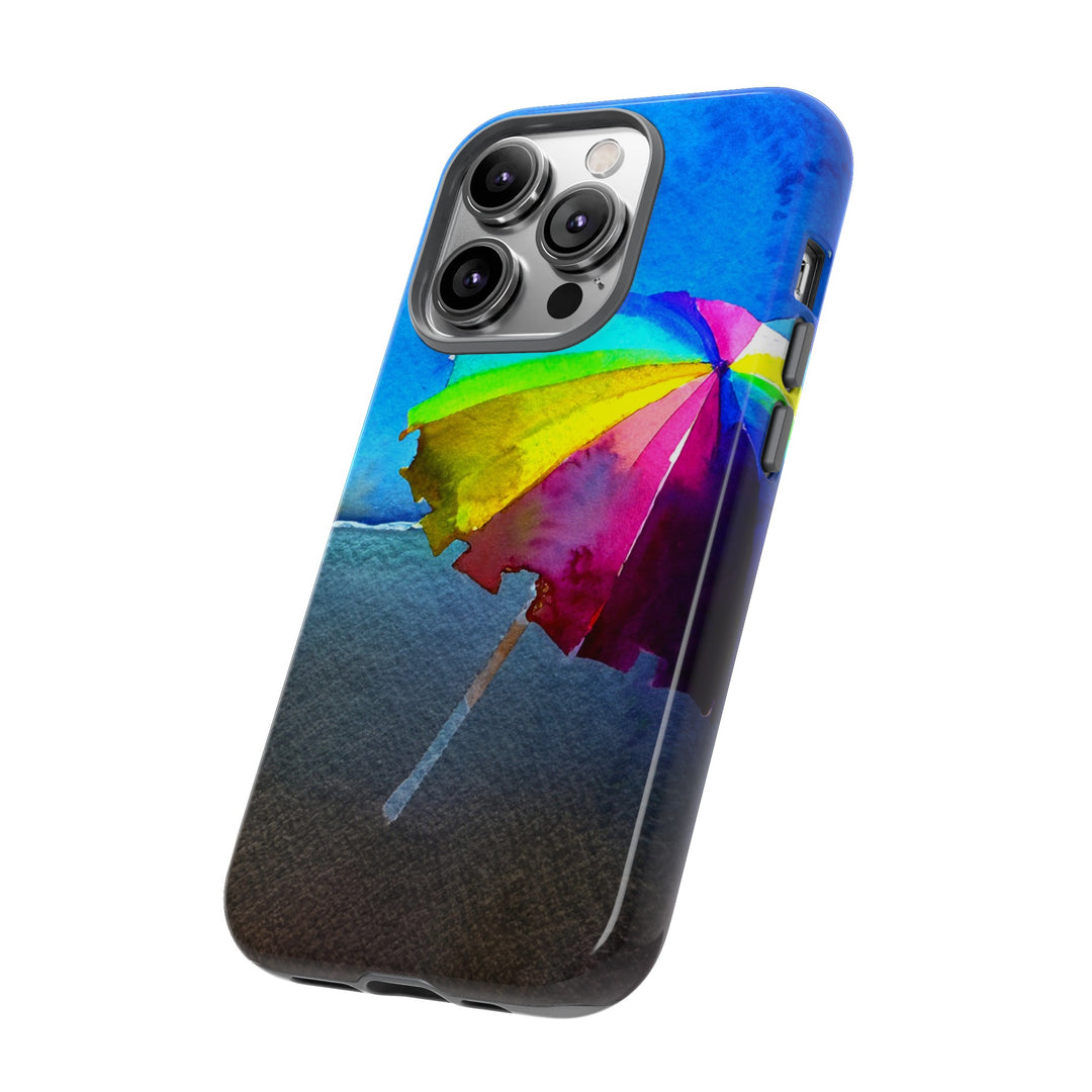 Cute Samsung Case | Cool Iphone Case | Summer Colorful Beach Parasol, Samsung S24, S23, S22, S21, IPhone 15 Case | Iphone 14 Case, Iphone 13 Case - Studio40ParkLane
