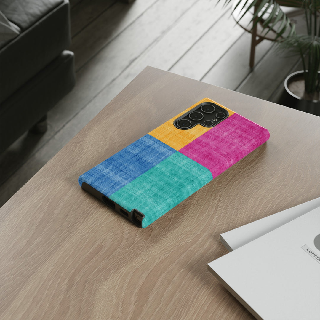 Impact Resistant, Colored Shapes, Cute Phone Cases for Samsung S24, S23, S22, S21, IPhone 15 pro Iphone 14 pro Iphone 13 IPhone 12 Iphone 11 - Studio40ParkLane