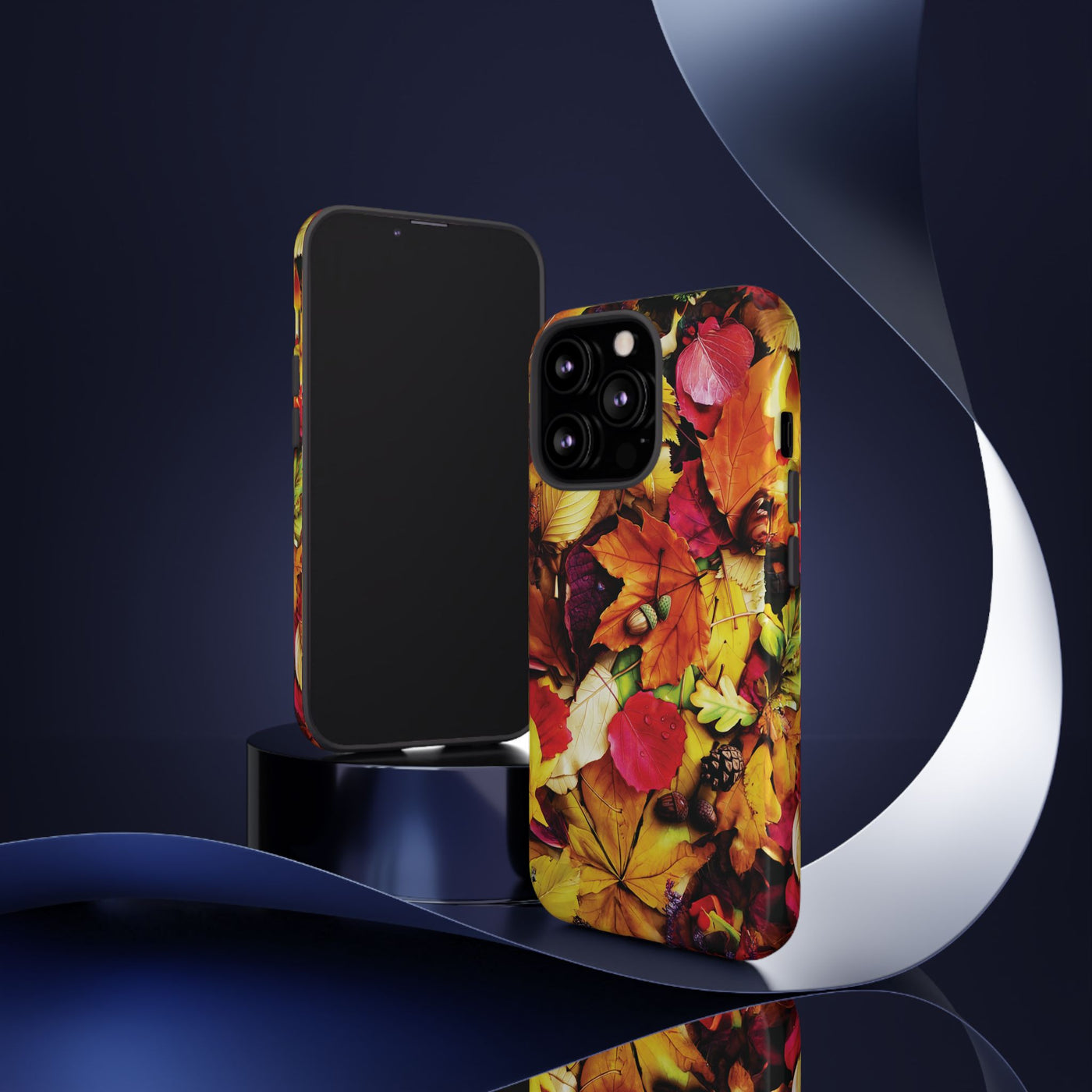 Aesthetic Tough Fall Leaves Foliage Premium Phone Case - For iPhone 17 Pro Max iPhone 16 Pro iPhone 15 Iphone 14 Plus 13 Pro 12 11 10 XR - Studio40ParkLane