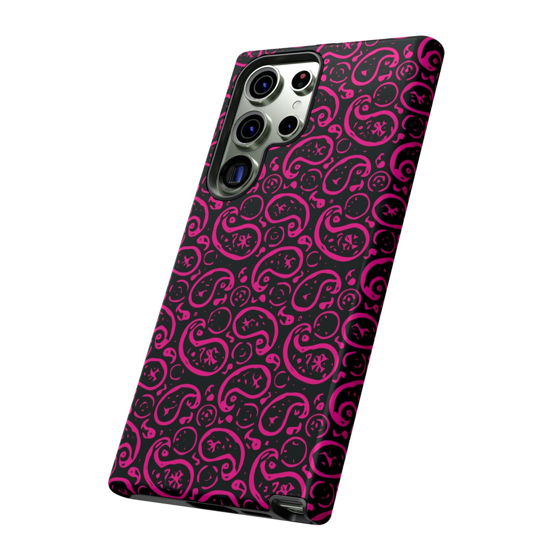 Samsung Galaxy Phone Case | Galaxy S23, S22, S21, S20 | Luxury Case Double Layered | Impact Resistant | Fashionable - Paisley 3 - Studio40ParkLane