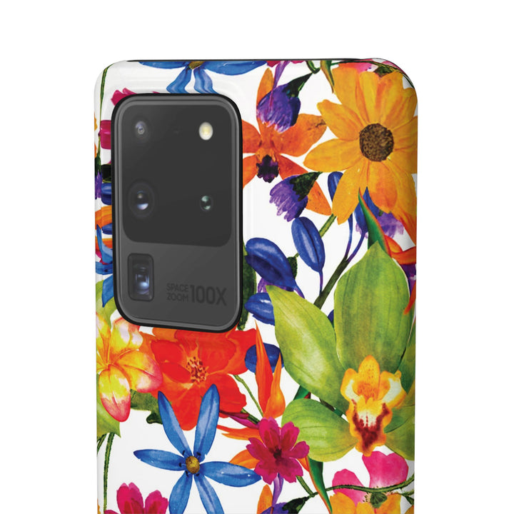 Sleek Snap Colorful Flowers Cute Phone Case for iPhone 16 15 14 13 12 11 X Xs Max Xr Pro Plus Samsung Galaxy S24 S23 S22 S21 S20 Note Ultra