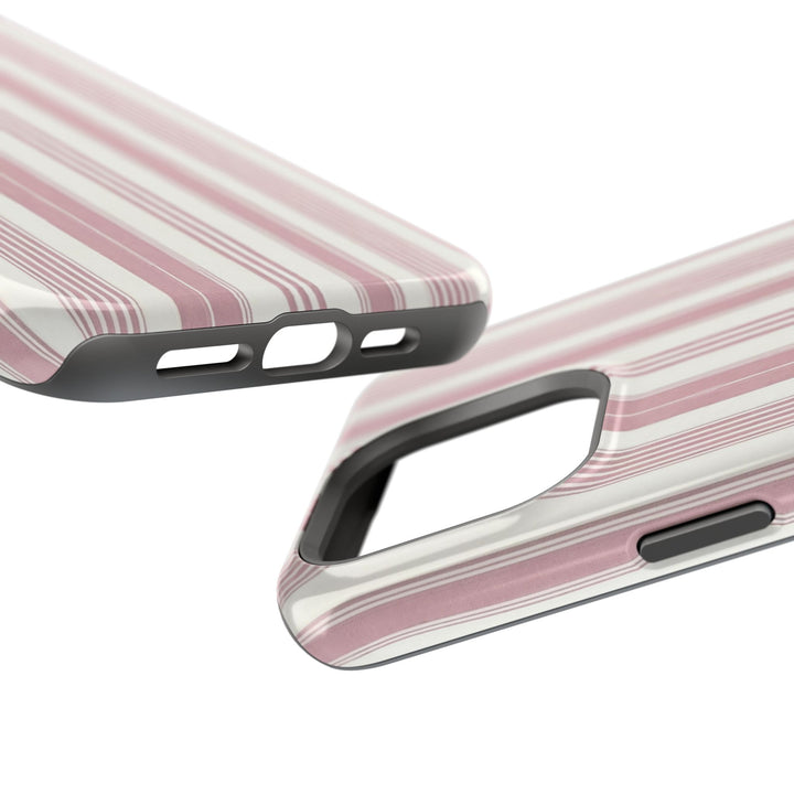 MagSafe Cute Phone Case, Coastal Striped Phone Case for iPhone 17 16 15 14 13 12 Pro Max, Samsung S26 S25 S24 Ultra case - Studio40ParkLane