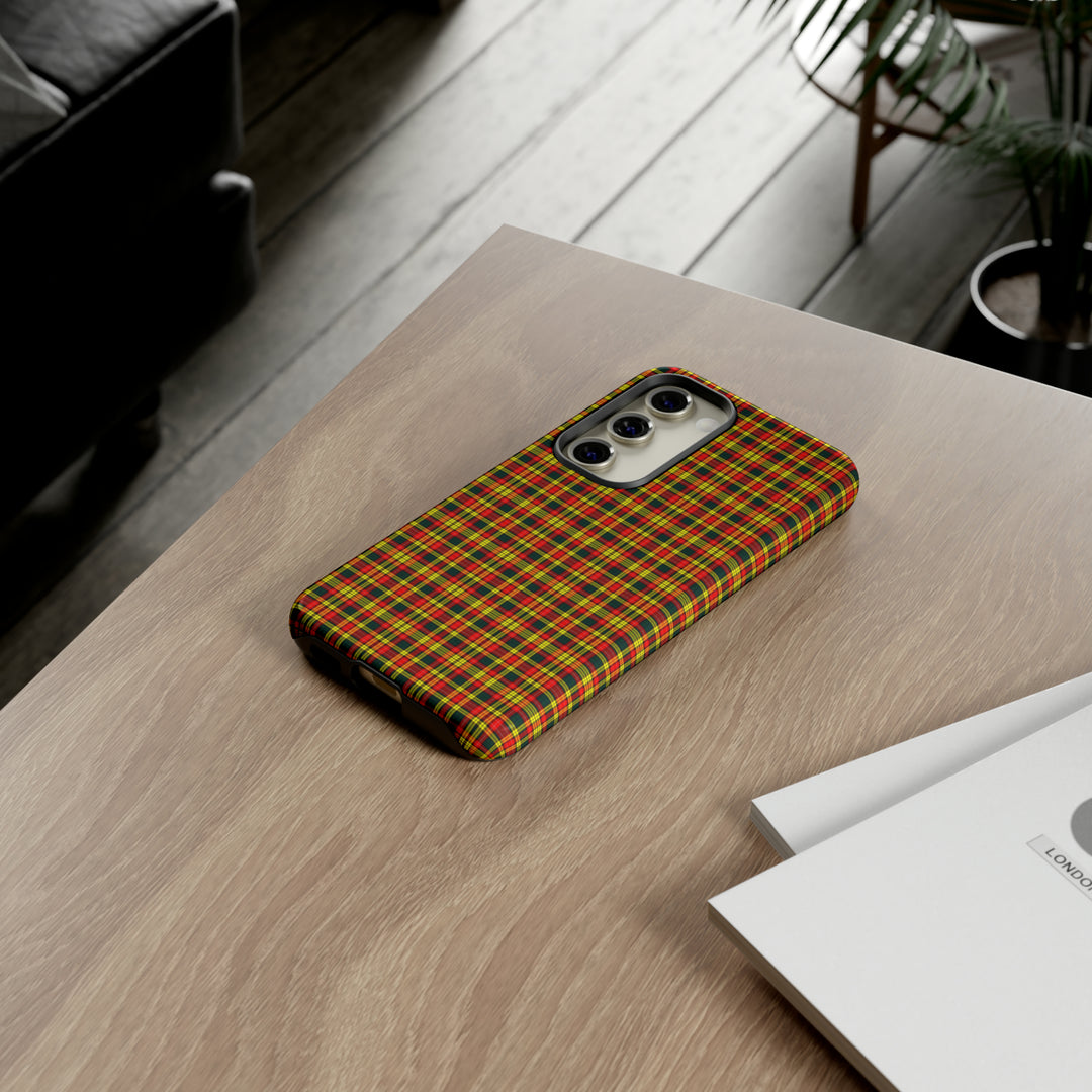 Samsung Galaxy Phone Case | Galaxy S23, S22, S21, S20 | Luxury Case Double Layered | Impact Resistant | Fashionable - Tartan Buchanan - Studio40ParkLane