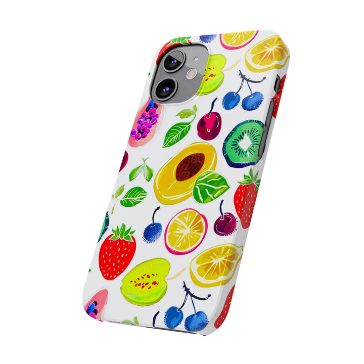Slim Cute Phone Cases for Iphone | iPhone 15 Case | iPhone 15 Pro Max Case, Iphone 14, Iphone 14 Pro Max, Iphone 13, Summer Fruit Mix - Studio40ParkLane