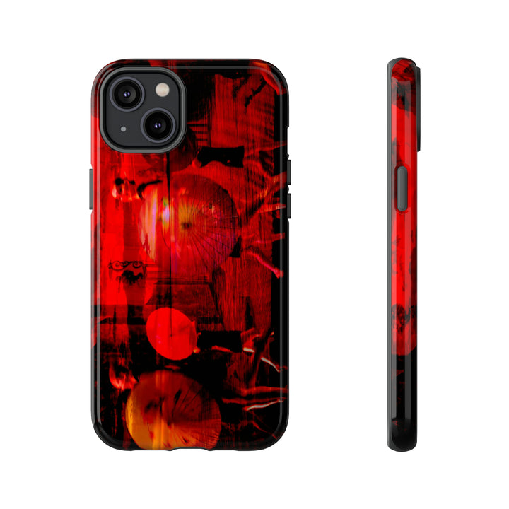 Cute IPhone Case | iPhone 15 Case | iPhone 15 Pro Max Case, Iphone 14 Case, Iphone 14 Pro Max Case IPhone Case for Art Lovers, Sunset Dance Red - Studio40ParkLane