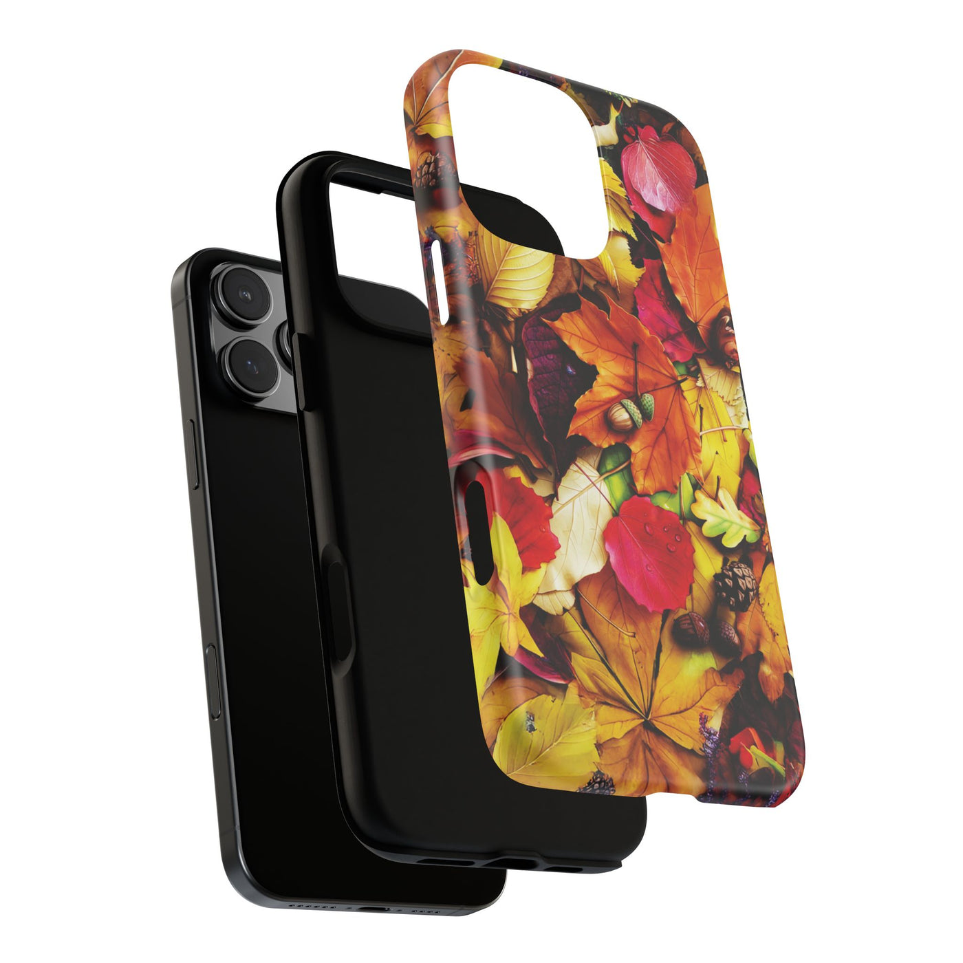 Aesthetic Tough Fall Leaves Foliage Premium Phone Case - For iPhone 17 Pro Max iPhone 16 Pro iPhone 15 Iphone 14 Plus 13 Pro 12 11 10 XR - Studio40ParkLane