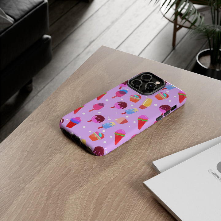 Cute Samsung Case | Cool Iphone Case | Summer Pink Ice - Cream, Samsung S24, S23, S22, S21, IPhone 15 Case | Iphone 14 Case, Iphone 13 Case - Studio40ParkLane