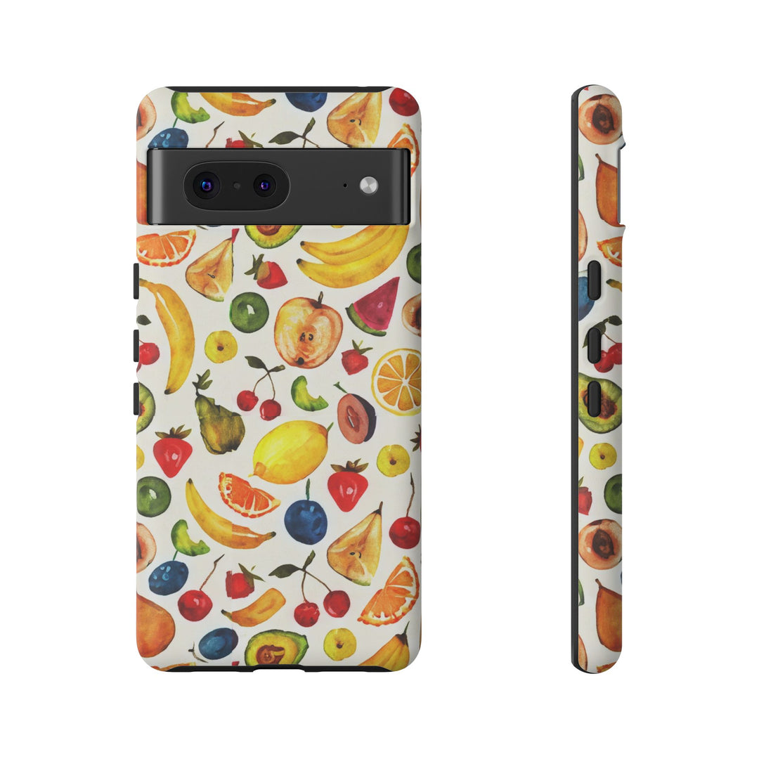 Impact Resistant, Mixed Fruits, Cute Phone Cases for Samsung S24, S23, S22, S21, IPhone 15 pro Iphone 14 pro Iphone 13 IPhone 12 Iphone 11 - Studio40ParkLane