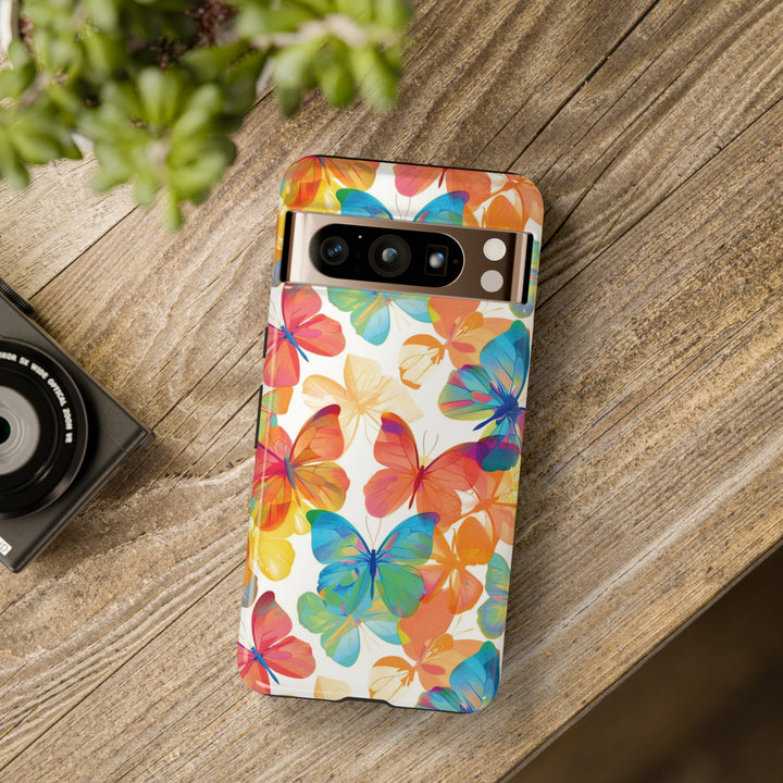 Cute Samsung Case | Cool Iphone Case | Summer Bright Butterflies, Samsung S24, S23, S22, S21, IPhone 15 Case | Iphone 14 Case, Iphone 13 Case - Studio40ParkLane
