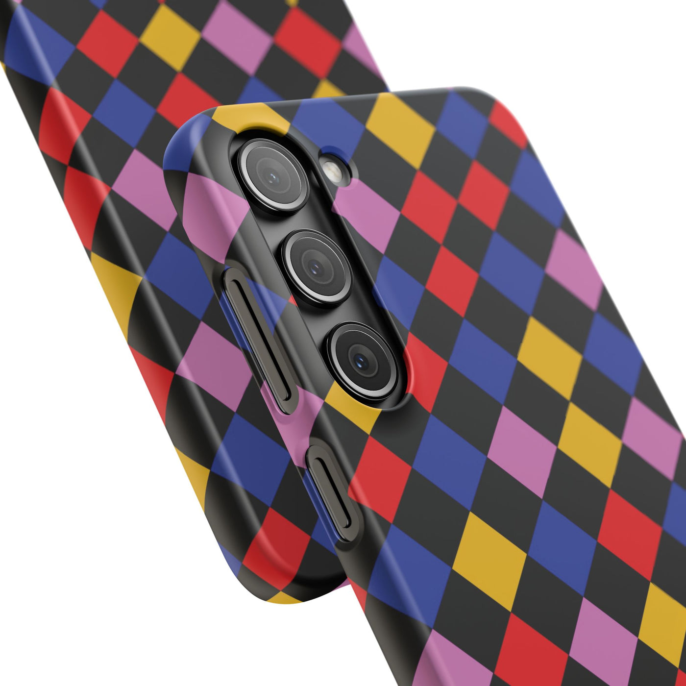 Colorful Checkerboard Cute Phone Case - Sleek Snap - for iPhone 16 15 14 13 12 11 Max Pro Plus Samsung Galaxy S24 S23 S22 S21 S20 Plus Ultra - Studio40ParkLane