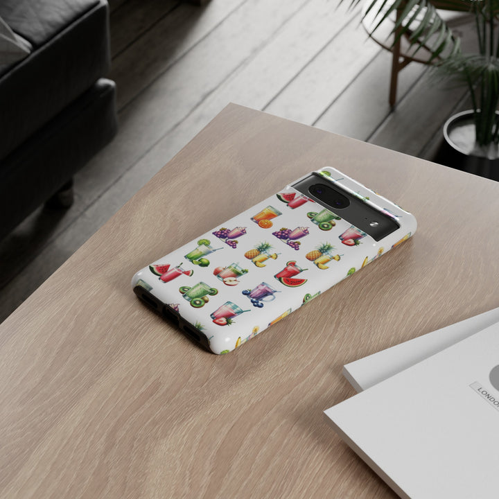 Cute Samsung Case | Cool Iphone Case | Tropical Summer Fruit Cocktail, Samsung S24, S23, S22, S21, IPhone 15 Case | Iphone 14 Case, Iphone 13 Case - Studio40ParkLane