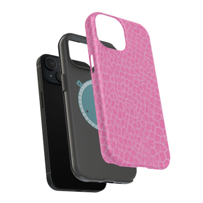 Non Leather Pink Color Pattern Magsafe Cute Phone Case for Iphone Gift for Her,  | iPhone 15 Case | iPhone 15 Pro Max Case, Iphone 14, Iphone 14 Pro Max, Iphone 13, Iphone 16