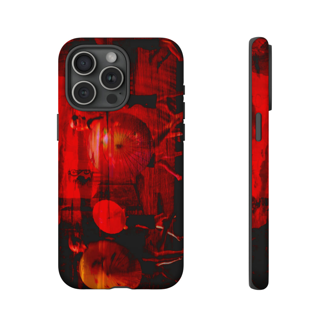 Cute IPhone Case | iPhone 15 Case | iPhone 15 Pro Max Case, Iphone 14 Case, Iphone 14 Pro Max Case IPhone Case for Art Lovers, Sunset Dance Red - Studio40ParkLane