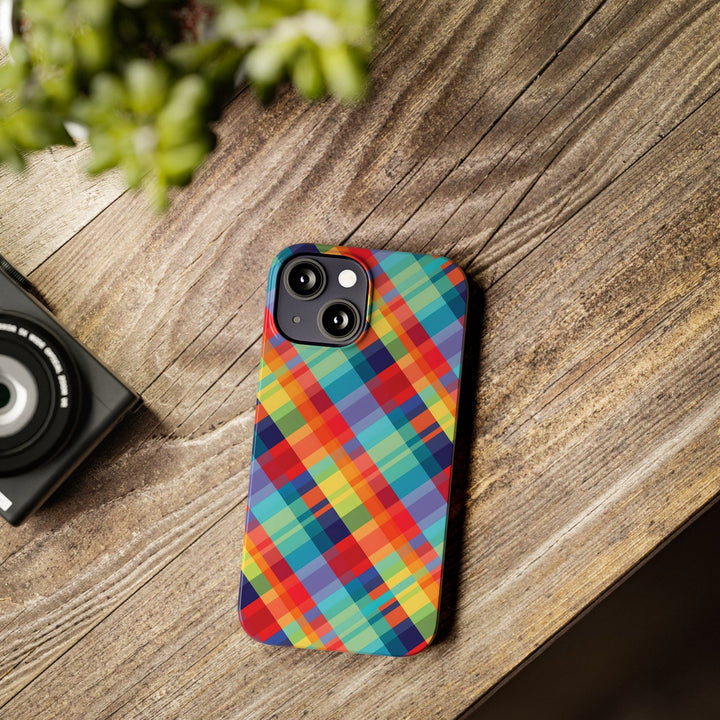 Slim Checkered Plaid Gift for Her Cute Phone Cases for Iphone 16 Pro Max | iPhone 15 Case | iPhone 15 Pro Max Case, Iphone 14, 13, 12, 11, 10, 8, 7 - Studio40ParkLane
