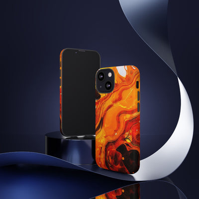 Impact Resistant, Fall Colors Marble, Cute Phone Cases for Samsung S24, S23, S22, S21, IPhone 15 pro Iphone 14 pro Iphone 13 IPhone 12 Iphone 11