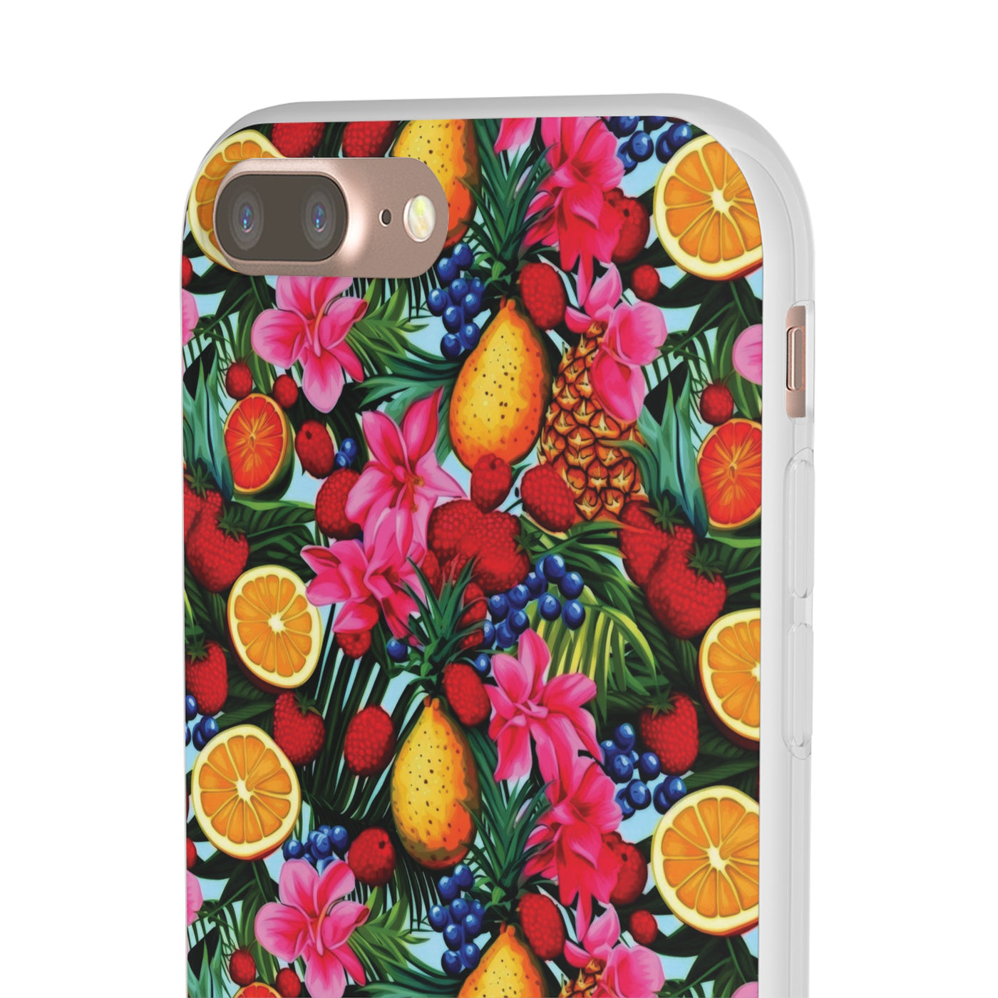 Cute Flexi Phone Cases, For Iphones and Samsung Galaxy Phones, Summer Mixed Fruit, Galaxy S23 Phone Case, Samsung S22 Case, Samsung S21, Iphone 15, Iphone 14, Iphone 13
