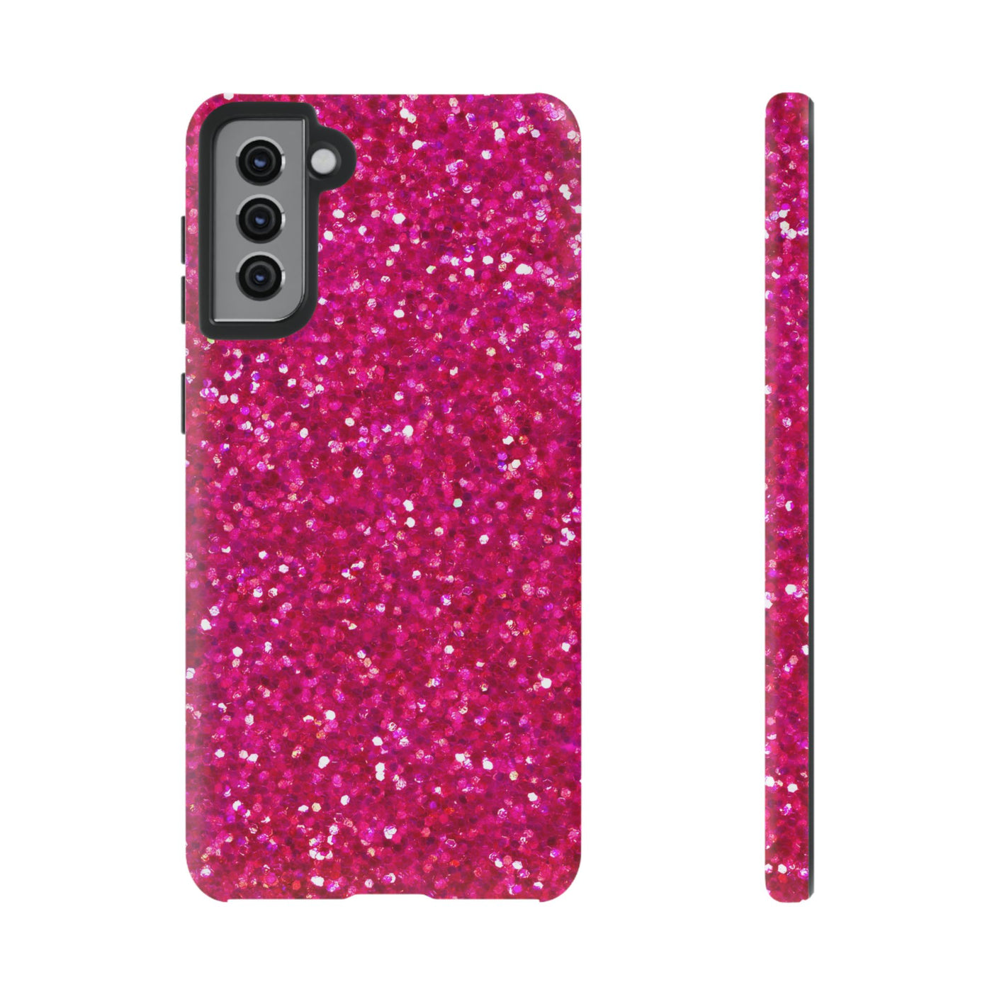 Pink Glitter Cute Phone Case, for IPhone 16 pro Max | Iphone 15, Iphone 14, IPhone 13 Case, 11 8 7, Samsung Galaxy S24, S23, S22, S21, 2 Layer Protection