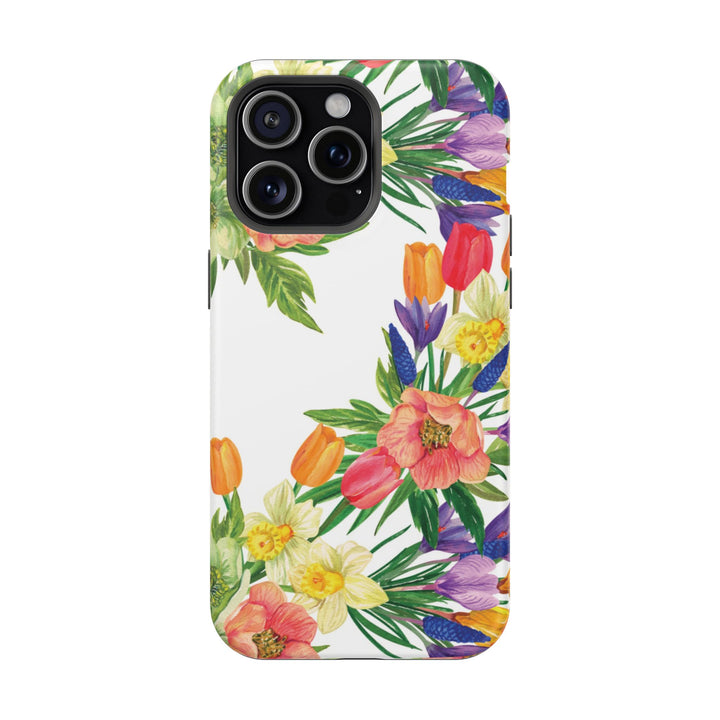 Spring Flowers Magsafe Cute Phone Case for Iphone Gift for Her, iPhone 16 Case iPhone 15 Pro Max Case, Iphone 14, Iphone 14 Pro Max, 13, 12 - Studio40ParkLane