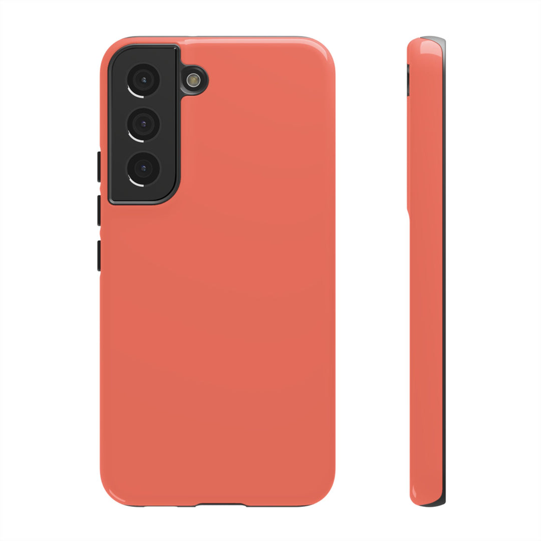 Premium Tough Coral Pink Orange Gift for Her Cute Phone Cases for Samsung S25 S24, S23, S22, S21, Iphone, 16, 15, 14, 13 Pro Max Ultra - Studio40ParkLane