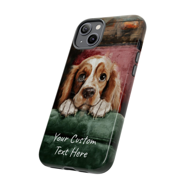 Personalize this Cute IPhone Case | Cocker Spaniel iPhone Case, iPhone 15 Case | iPhone 15 Case, Iphone 14 Case, Iphone 14 Pro Max Case - Studio40ParkLane