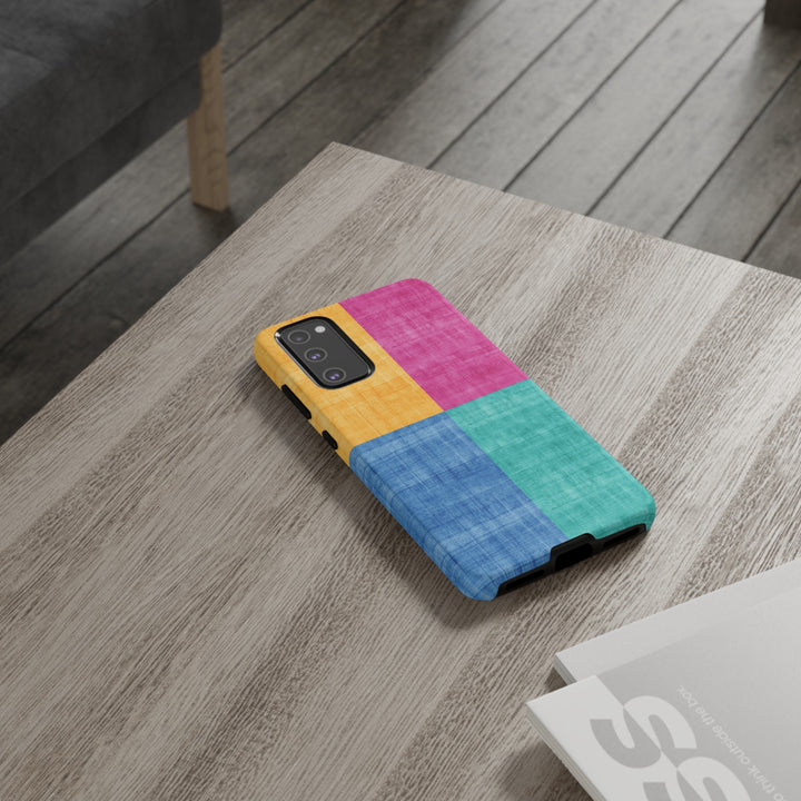 Impact Resistant, Colored Shapes, Cute Phone Cases for Samsung S24, S23, S22, S21, IPhone 15 pro Iphone 14 pro Iphone 13 IPhone 12 Iphone 11 - Studio40ParkLane