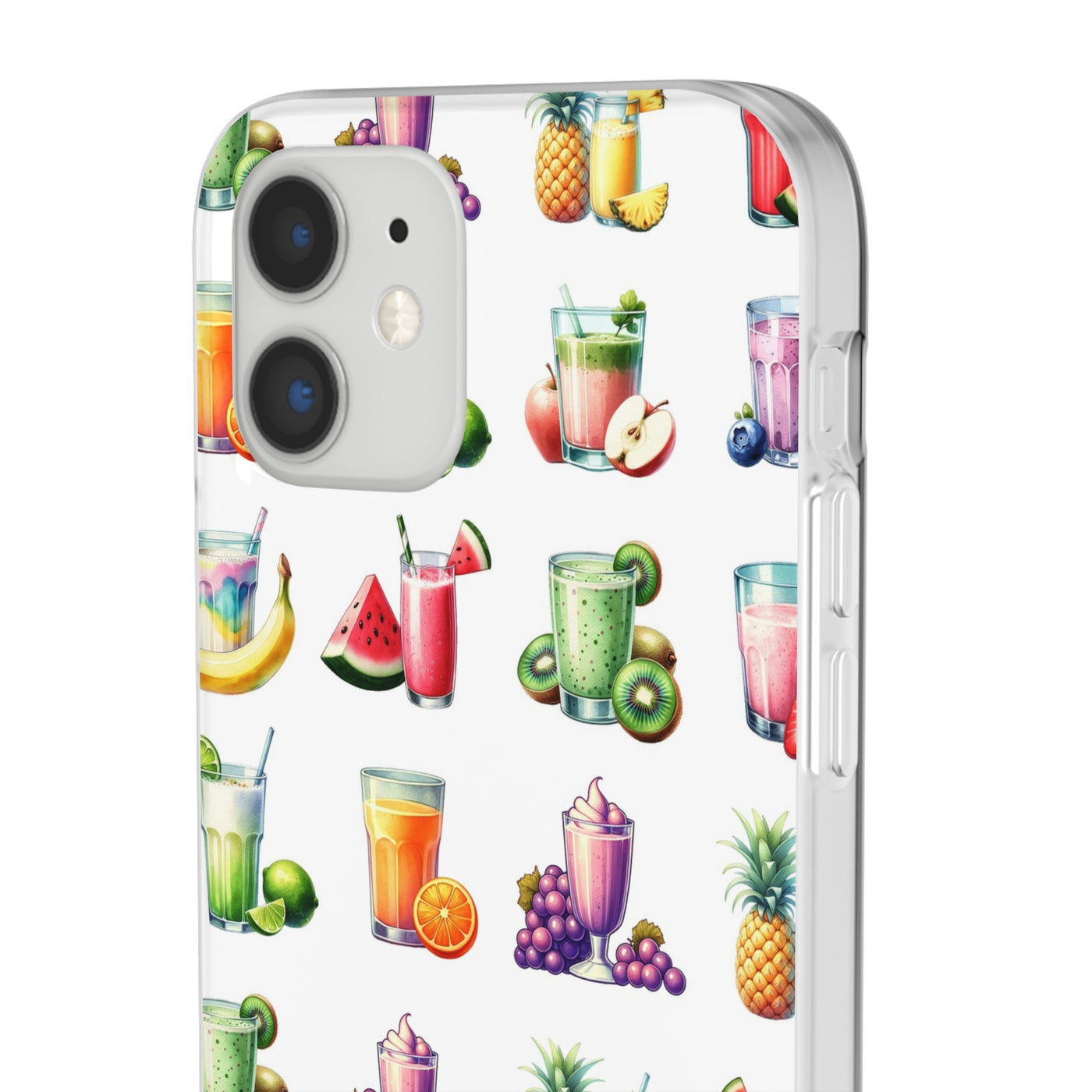 Cute Flexi Phone Cases, For Iphones and Samsung Galaxy Phones, Tropical Summer Fruit Cocktails, Galaxy S23 Phone Case, Samsung S22 Case, Samsung S21, Iphone 15, Iphone 14, Iphone 13