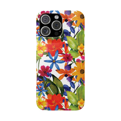 Slim Spring Flowers Gift for Her Cute Phone Cases for Iphone 16 Pro Max | iPhone 15 Case | iPhone 15 Pro Max Case, Iphone 14, 13, 12, 11, 10, 8, 7 - Studio40ParkLane
