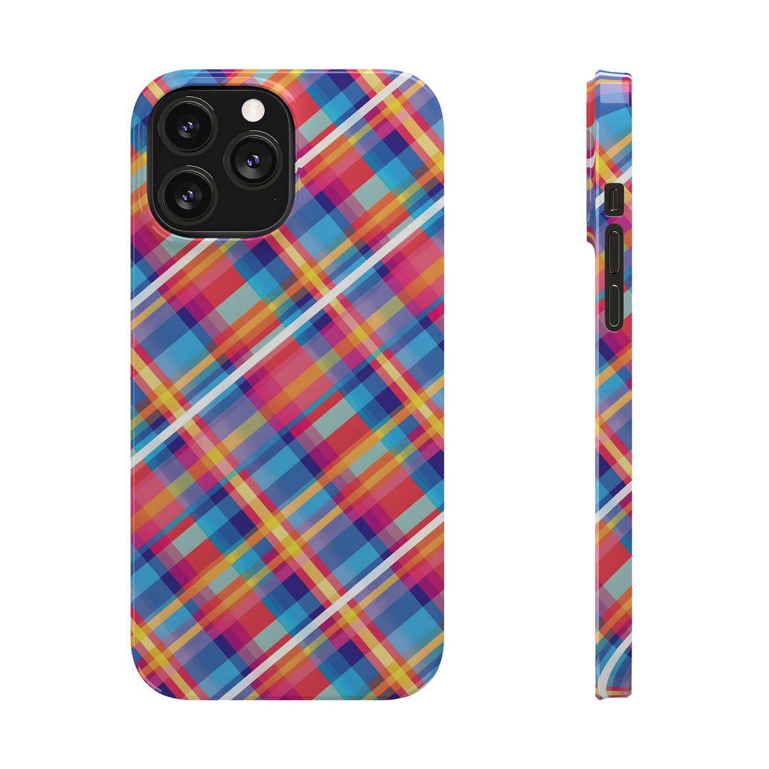 Slim Checkered Plaid Gift for Her Cute Phone Cases for Iphone 16 Pro Max | iPhone 15 Case | iPhone 15 Pro Max Case, Iphone 14, 13, 12, 11, 10, 8, 7 - Studio40ParkLane