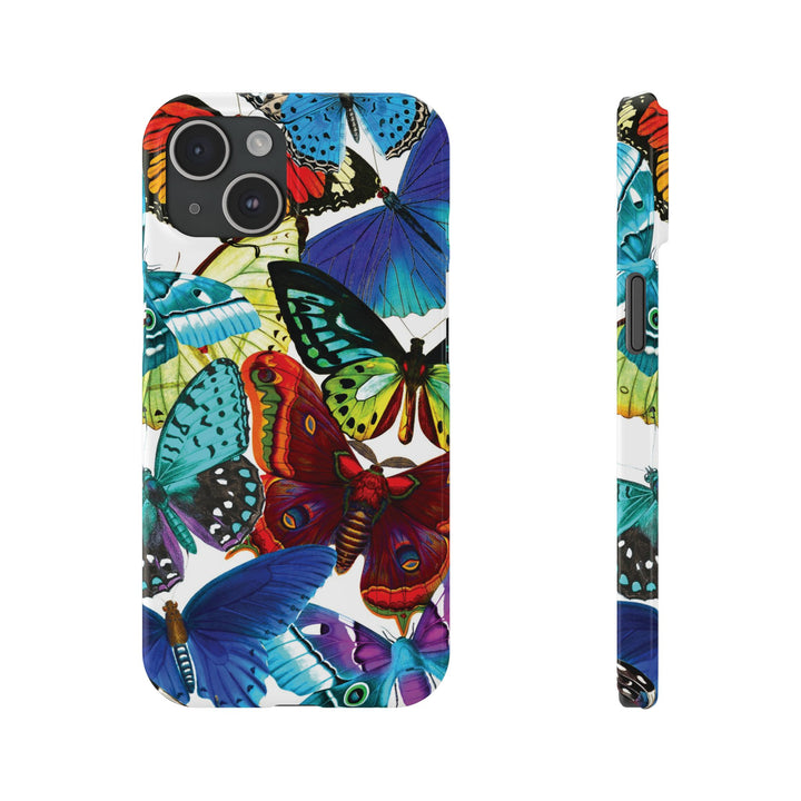 Slim Bright Butterflies Gift for Her Cute Phone Cases for Iphone 16 Pro Max | iPhone 15 Case | iPhone 15 Pro Max Case, Iphone 14, Iphone 14 Pro Max, Iphone 13 12 11 8 7 - Studio40ParkLane