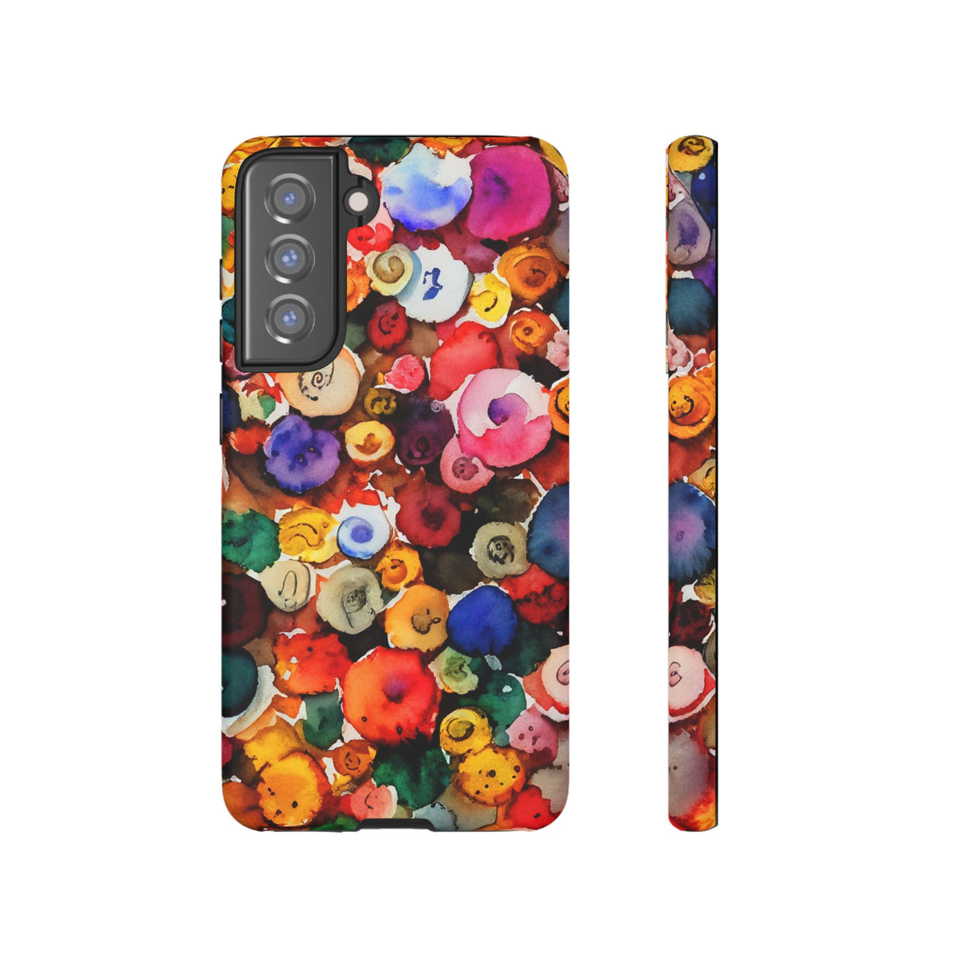 Impact Resistant, Fall Colors Buttons, Cute Phone Cases for Samsung S24, S23, S22, S21, IPhone 15 pro Iphone 14 pro Iphone 13 IPhone 12 Iphone 11