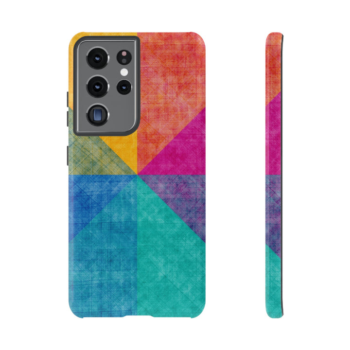 Impact Resistant, Colored Shapes, Cute Phone Cases for Samsung S24, S23, S22, S21, IPhone 15 pro Iphone 14 pro Iphone 13 IPhone 12 Iphone 11 - Studio40ParkLane