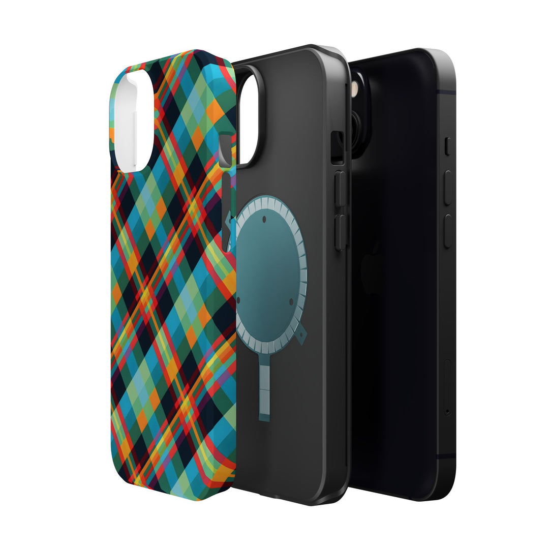 Checkered Plaid Magsafe Gift for Her Cute Phone Case for Iphone, | iPhone 16 | iPhone 15 Pro Max, Iphone 14 Pro Max, 13 12 11 10 9 8 7 - Studio40ParkLane