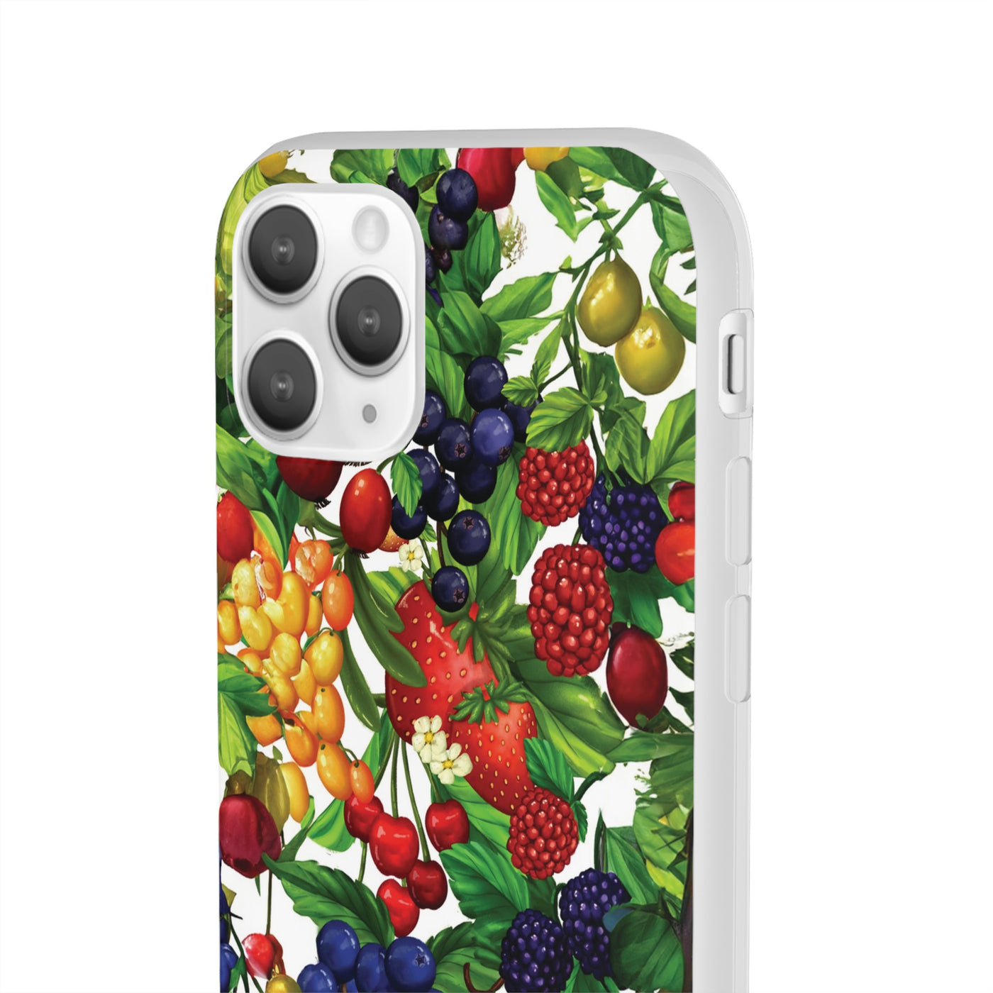 Cute Flexi Phone Cases, For Samsung Galaxy and Iphone, Summer Mixed Fruit, Galaxy S23 Phone Case, Samsung S22 Case, Samsung S21, Iphone 15, Iphone 14, Iphone 13