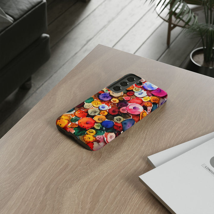 Impact Resistant, Fall Colors Buttons, Cute Phone Cases for Samsung S24, S23, S22, S21, IPhone 15 pro Iphone 14 pro Iphone 13 IPhone 12 Iphone 11 - Studio40ParkLane