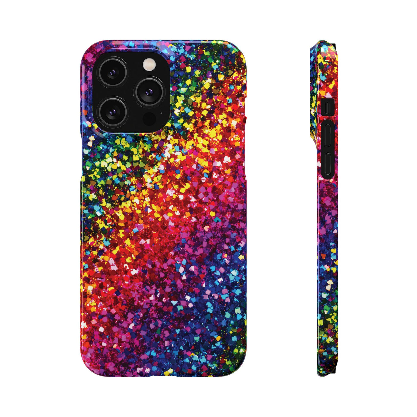 Snap Non-Glitter Muted Color Play on "Faux" Glitter Effect Cute Phone Cases for Samsung and Iphone, 16, 15, 14, S24, S23, S22, S21, S20, Plus and Ultra