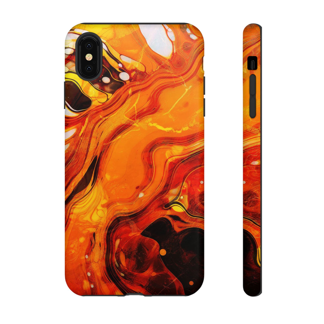 Impact Resistant, Fall Colors Marble, Cute Phone Cases for Samsung S24, S23, S22, S21, IPhone 15 pro Iphone 14 pro Iphone 13 IPhone 12 Iphone 11 - Studio40ParkLane