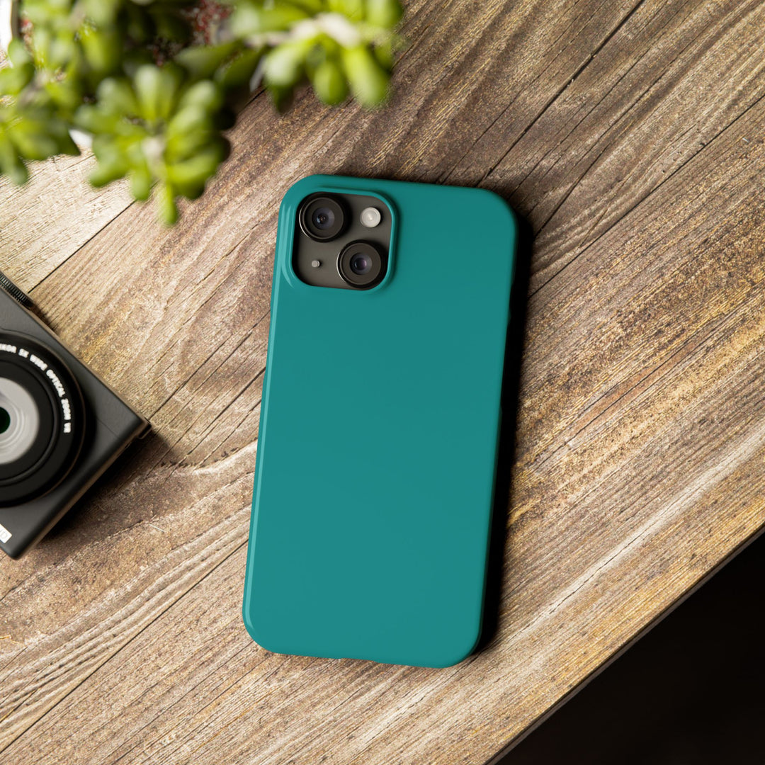 Slim Turquoise Blue Gift for Her Aesthetic Cute Phone Case for Iphone 16 - | iPhone 15 Pro Max Case | iPhone 14 Case 13 12 11 10 9 8 7 - Studio40ParkLane